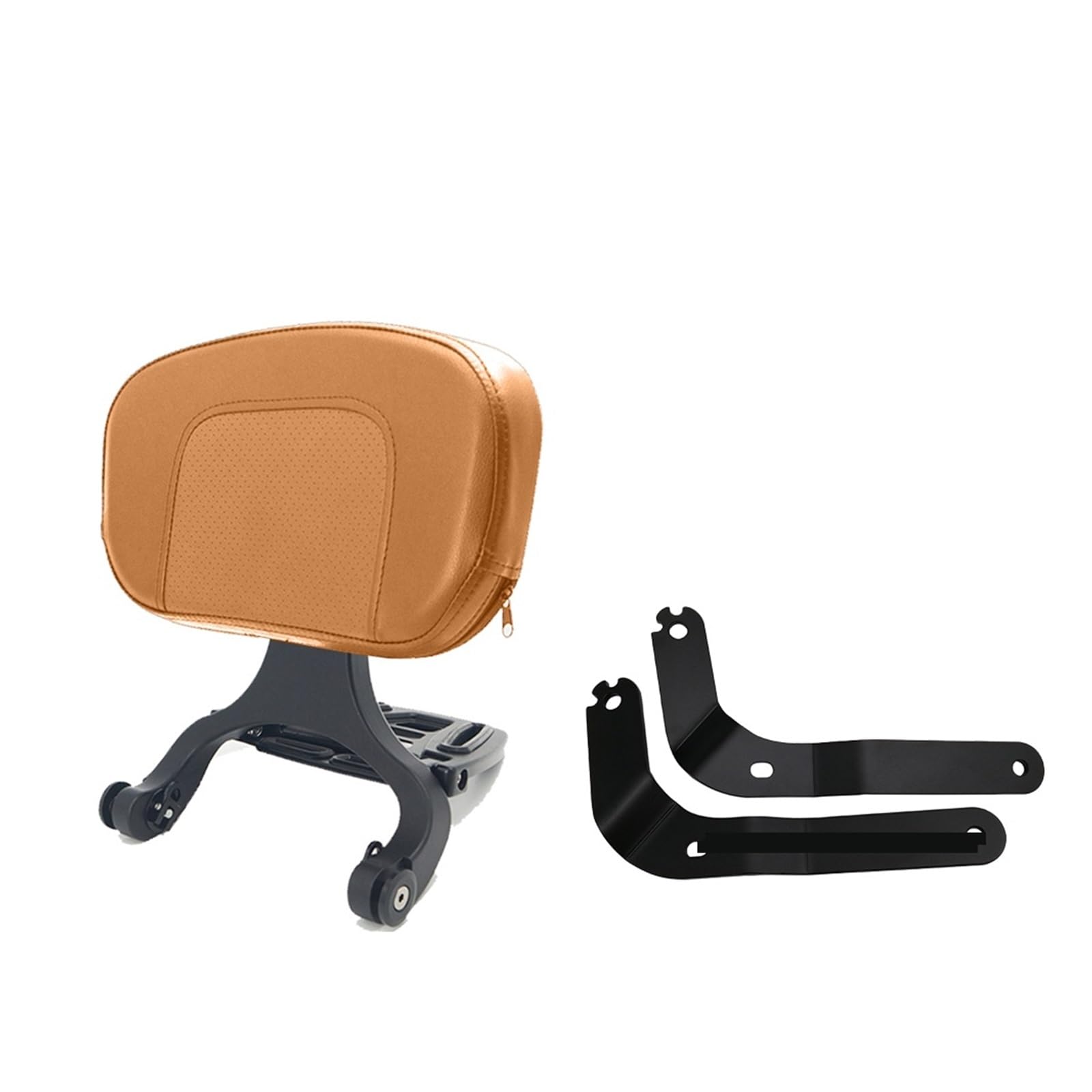 Motorcycle Seats Backrest Multi Purpose Driver Passenger Backrest Fit for Harley Street Rod 750 500 XG500 XG750 XG750A 2018-2021 (Color : Black Brown-Seat)