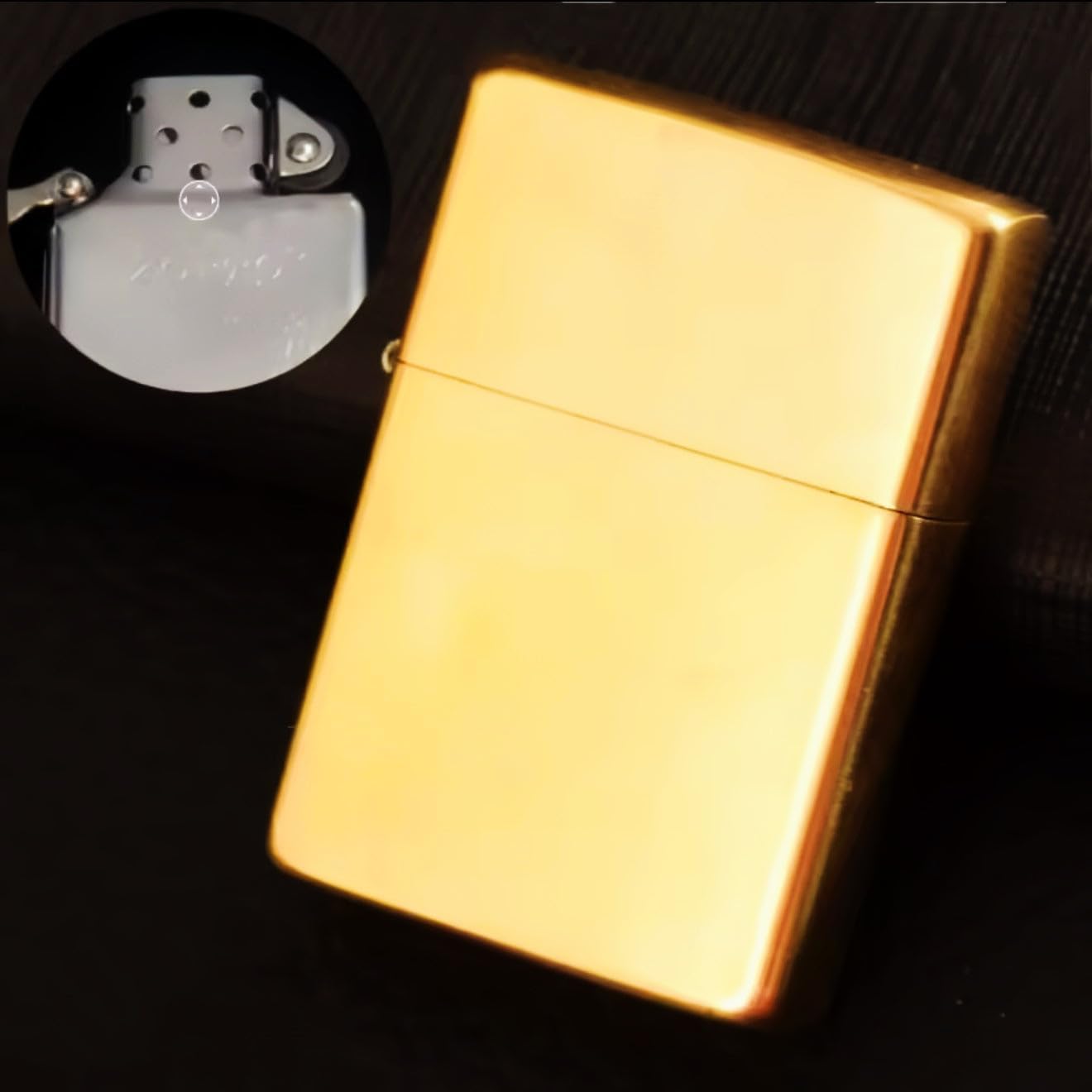 ZORRO 902 902S Windproof Lighter – Refillable Brass Build, Red Copper Pattern, Classic Pocket Ignition Design, Vintage Look, Collectible Gift 902s Brass 93g