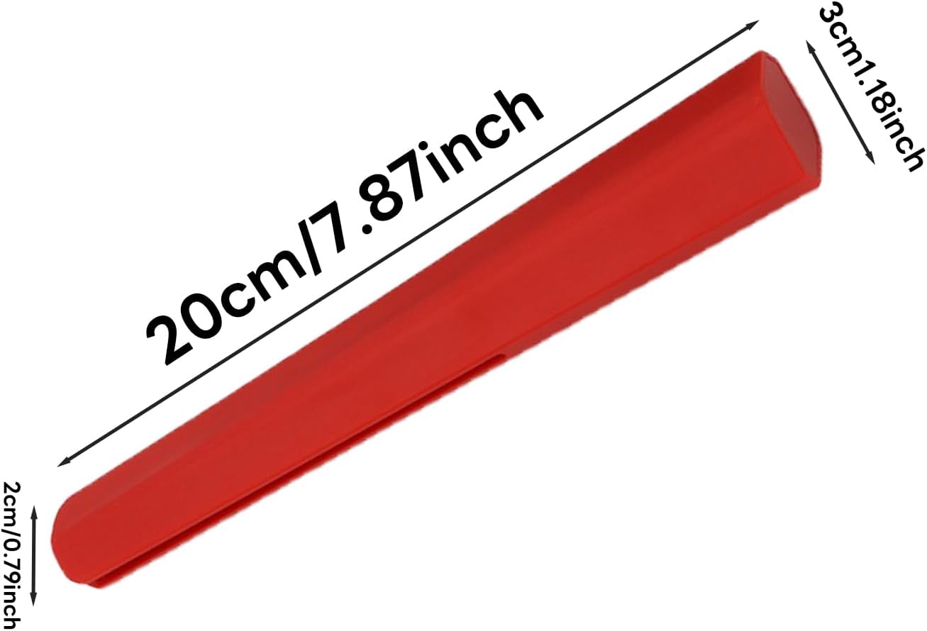 2pcs Tube Squeezing Aids - Red & White, Suitable for Lotions, Sauces, Pet Food & More