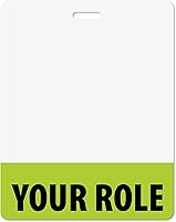 Vista 20 de Insignia personalizada Buddy – en color azul brillante – horizontal de gran tamaño (5 piezas) – Tarjeta de respaldo de doble cara – Duradera