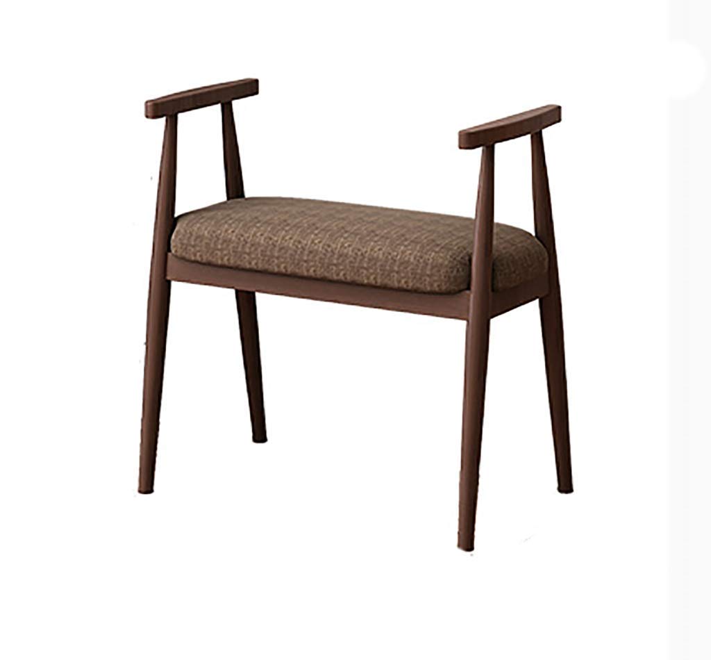 Banc à chaussures en bois massif élégant et tabouret de maison confortable pour entrée