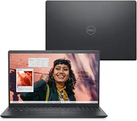 Notebook Dell Inspiron 15.6' Full HD Intel Core 3-100U 8GB 512GB SSD Linux Preto Carbono I15-I3100-U15P