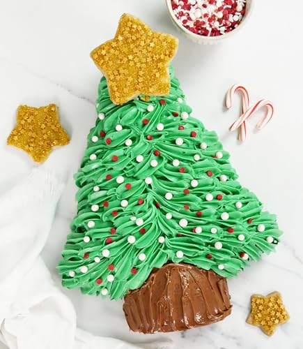 Image of USA Pan Global Green Christmas Tree Cake Pan