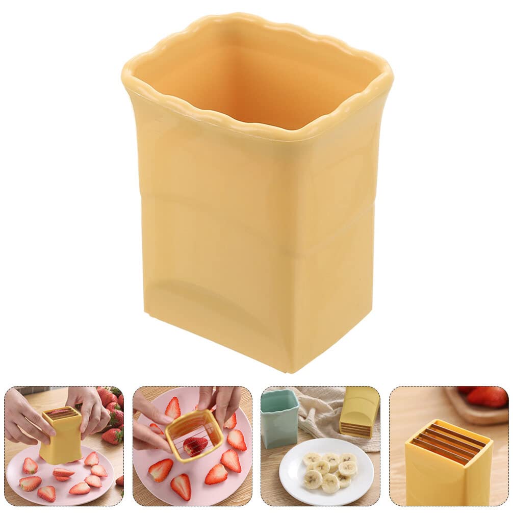 2 Affettatrici Multiuso In Metallo Per Uova Sode, Fragole, Banane E Prosciutto, Acciaio Inox - 4
