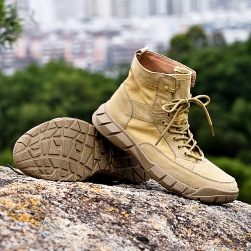 Men's Tactical Boots Military Work Combat Boots Outdoor Casual Lightweight Hiking Boots4