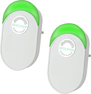 Foreverup 2 Pack Electricity Saving Box, Household Power Saver Energy Saver, Power Saving and High Efficiency Smart UK Plug 90V-250V 30KW, Household Voltage Stabilizer for Home Office Factory UK