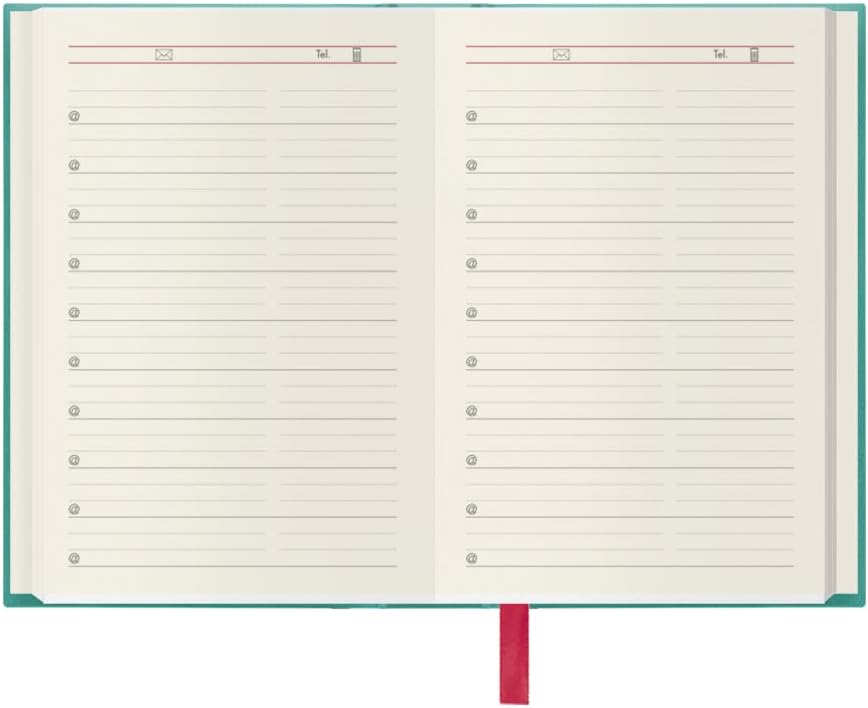 Dohe - 2024 Diary - Week to View - Pocket Size: 8.5 x 13 cm - 128 Pages - Stitched Binding - Hardcover - Mint Green - Brasilia Model