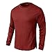 Men's Waffle Shirt Long Sleeve Fitted Causal Basic Tees Crew Neck Classic Pullover Thermal Lightweight Undershirts