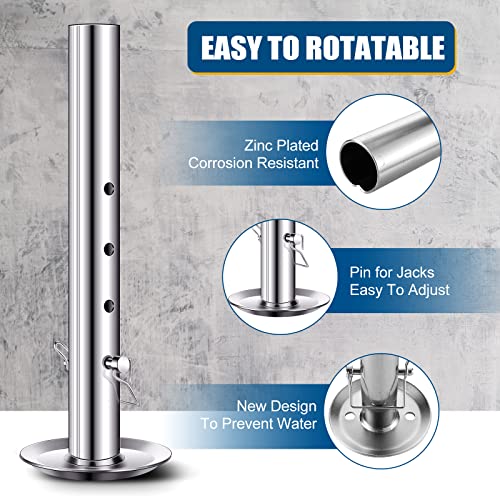 Fiada Adjustable Trailer Jack Base Feet Set #TOP27
