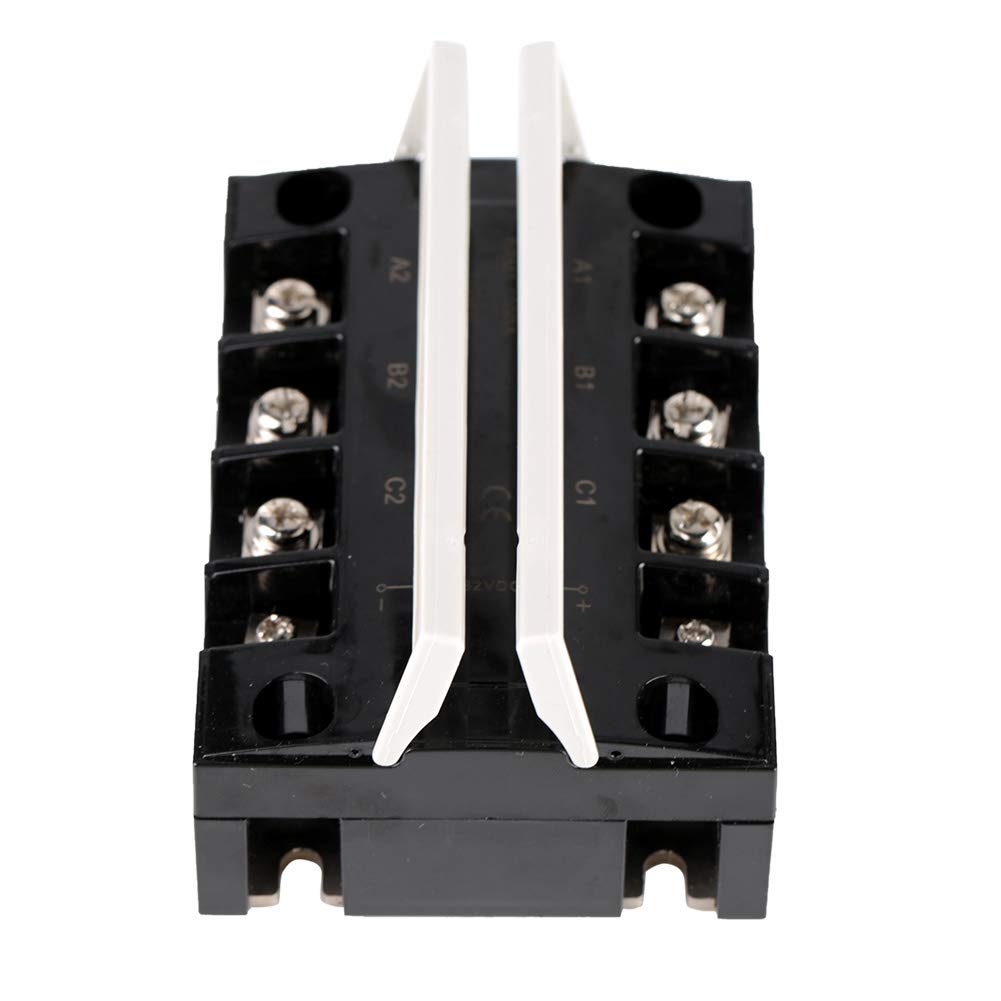 Relè A Stato Solido 80 A/120 A 24 A 480 V CA, Tensione di Isolamento ≥ 2500 V CA, Uscita Sfasata A Tiristore per Controllo CA (BRM3-80AA)