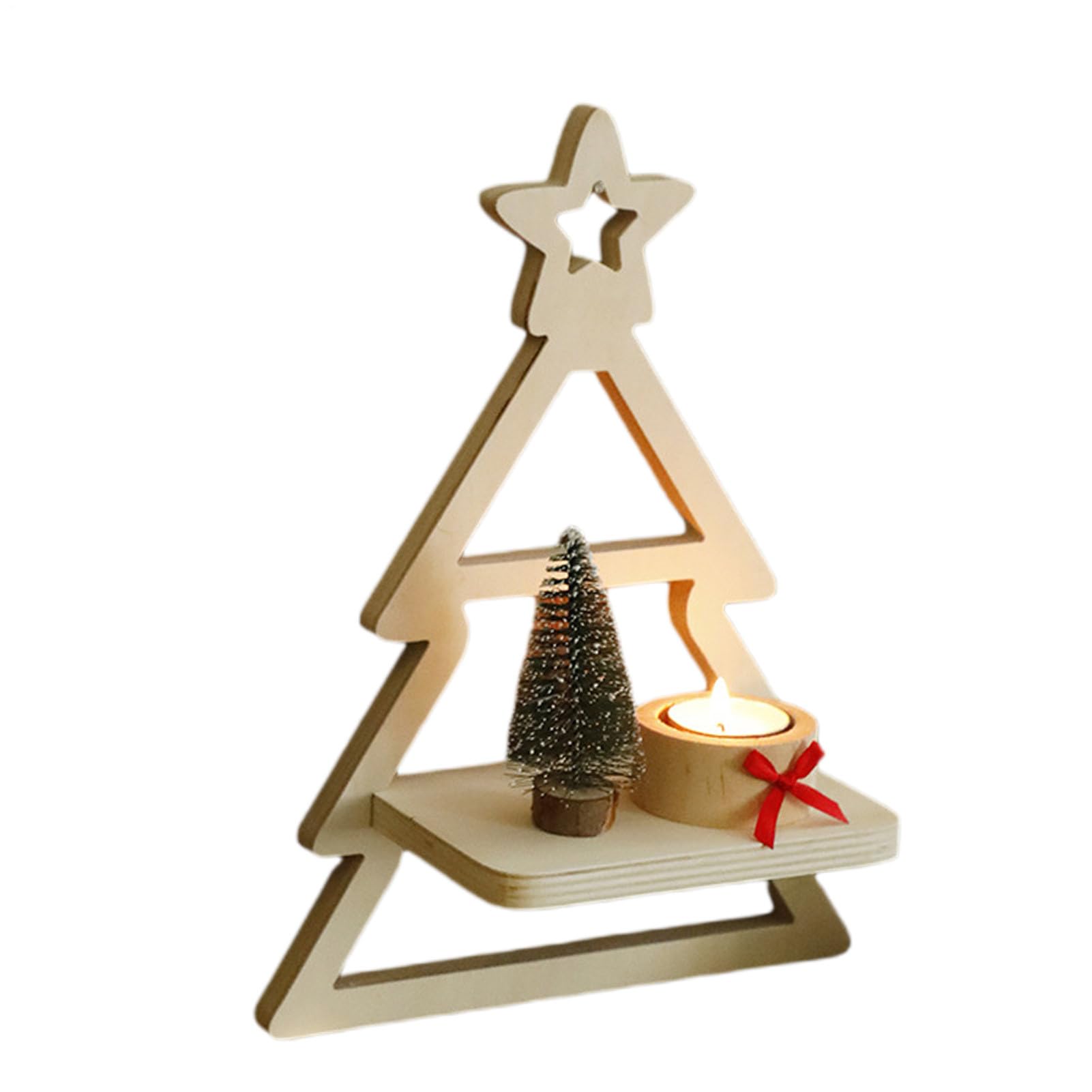 Étagère murale en forme de sapin pour créer des souvenirs magiques en famille