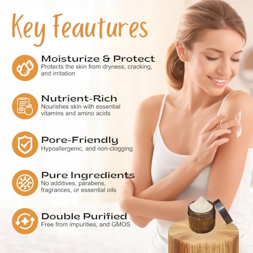 Handmade Tallow, Castor Oil, and Frankincense Oil Skin Balm - 100% Grass-Fed Tallow for Skin Care - Face & Body Moisturizer for Sensitive Skin, Eczema All-Purpose Balm - 2 FL. oz. - Image 6