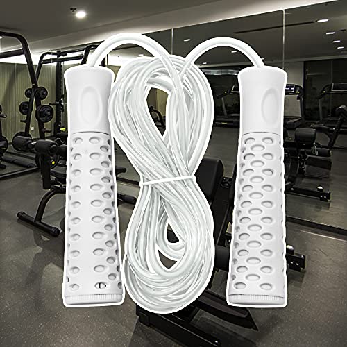 なわとび 縄跳び トレーニング用 競技 フィットネス 軽量 大人用 子供用 運動 室内/屋外 大人用 学生用 格子状の柄 グレー