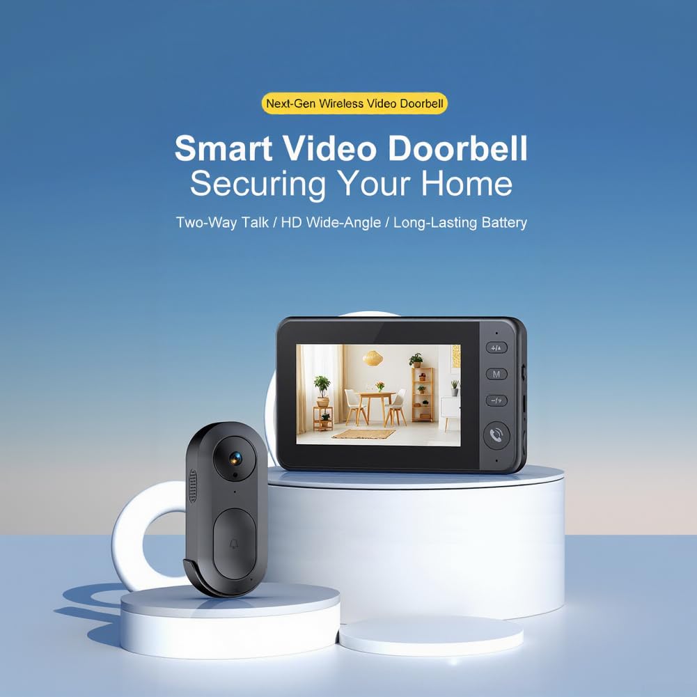 Videocitofono Smart WiFi Rilevamento Movimento per casa Videocitofono