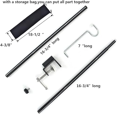 Miniatura 4 de Soporte para linterna de camping, soporte de lámpara plegable, luz de campamento, postes colgantes, farol, colgador para exteriores