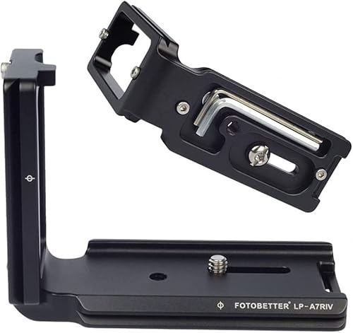 FOTOBETTER LP-A7RIV L Halterung Vertikal Shoot L Platte für Sony Alpha A7RIV / A7R4 / A7RM IV / A7RM4 (A7RIV L Platte) Arca-Swiss RRS BENRO SIRUI LEOFOTO SUNWAYFOTO PSL-A7RIV kompatibel Cover