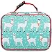 Bentology Lunch Box for Girls - Kids Insulated Lunchbox Tote Bag Fits Bento Boxes - Llama