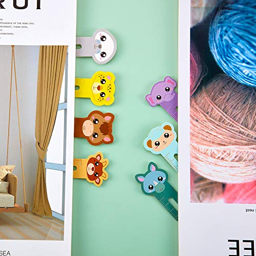 90 Pieces Cute Animals Bookmarks Funny Page Markers With Scales For Kids Teen Boys Girls Readers #TOP2