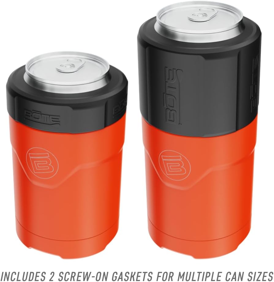 BOTE MagnePod Drinkware MAGNEChill Can Cooler Shorty Size Adaptable Switch Ring Keeps Beer Soda Cold Can Insulated Attach Magnetically to Compatible SUPs Kayaks Floats 12 oz Multiple Colors