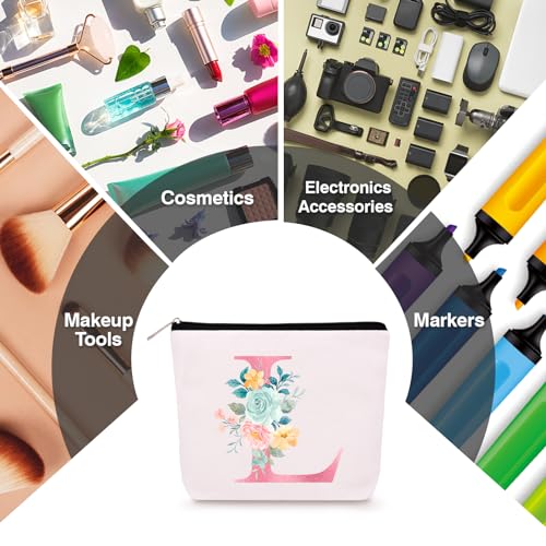 Bingtoo Personalisierte Geschenke Frauen, Kosmetiktasche mit Schlüsselanhänger und Spiegel, Make Up Tasche Kulturbeutel Makeup Bag, Geburtstagsgeschenke für Teenager Mädchen Mama Beste Freundin (L)