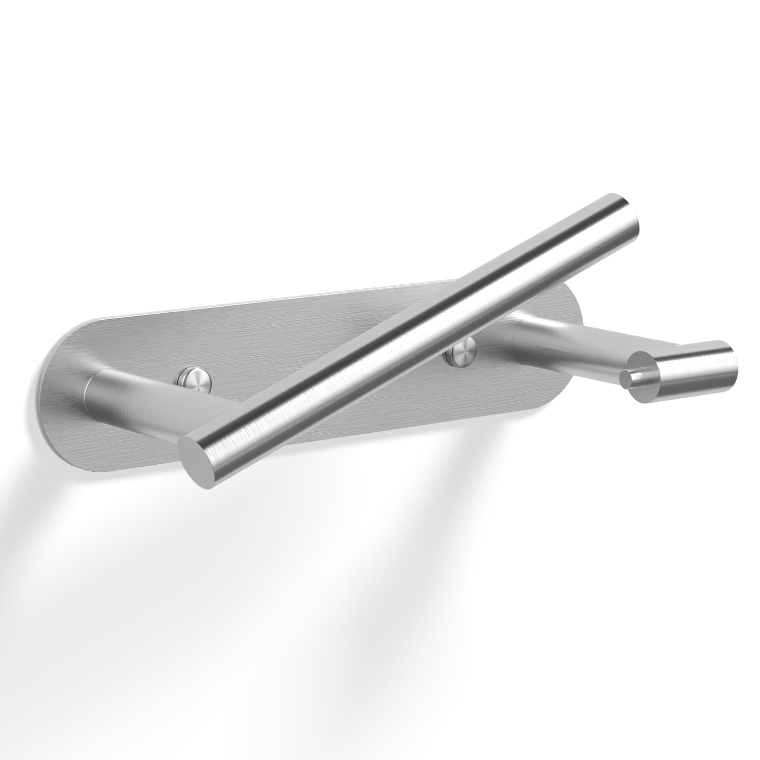 HITSLAM Matte Black Toilet Paper Holder, Double Post Pivoting, SS304 — Amazon image 11