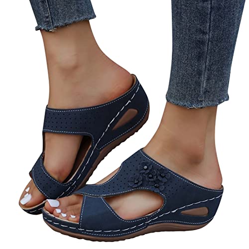 Sandals For Women Casual Summer Womens Sandals Dressy Summer Hollow Out Vintage Wedge Sandal Gladiator Outdoor Shoes #TOP20