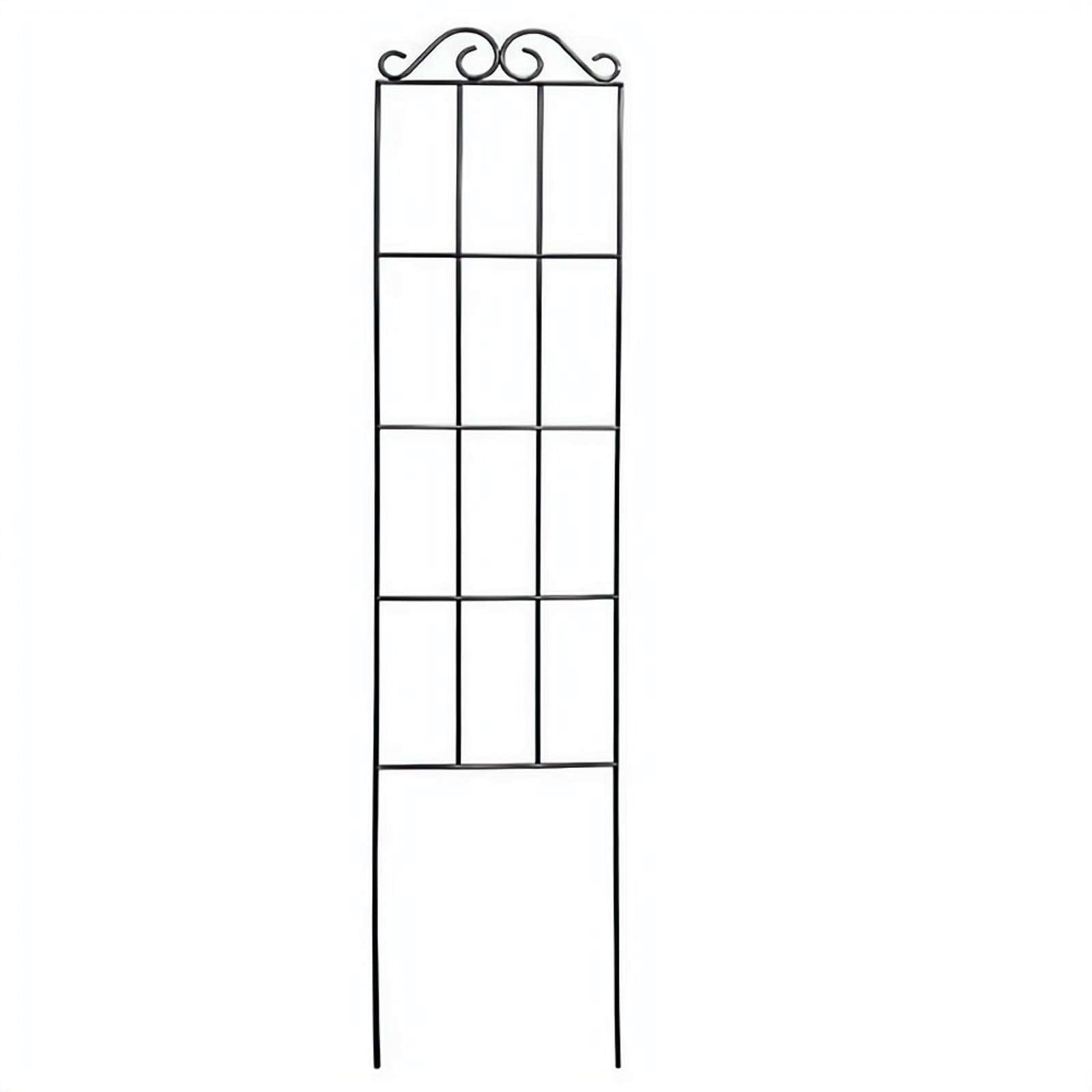 Plant Support Metal Trellis Black Iron Wire Vine Trellis for Climbing Plants, Rustproof & Sturdy Ideal for Garden, Patio, Indoor & Outdoor Use for Garden Enthusiasts Lovers
