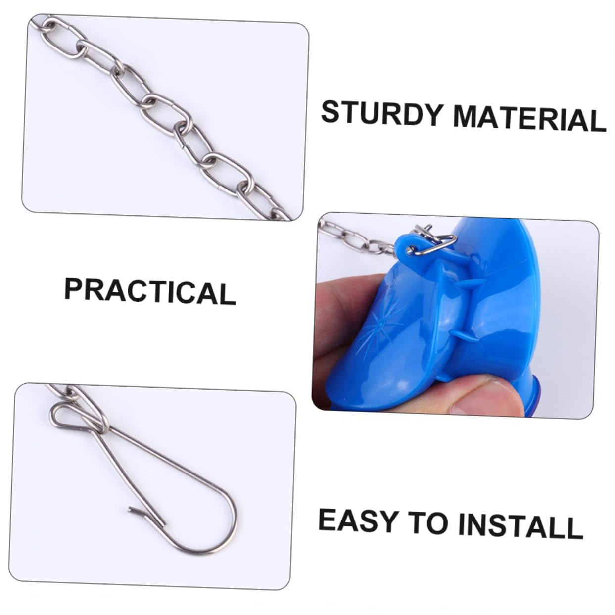 HOMSFOU 3 Sätze Toilleten Sitz Eisbecher Trendy Aufzug Schlag Abzieher Dichtung Für Spülkasten Wc Versiegelung Bündige Pvc-klappe Toiletten-pvc Undichte Prallplatte Gummi Blue 2 Stück * 3