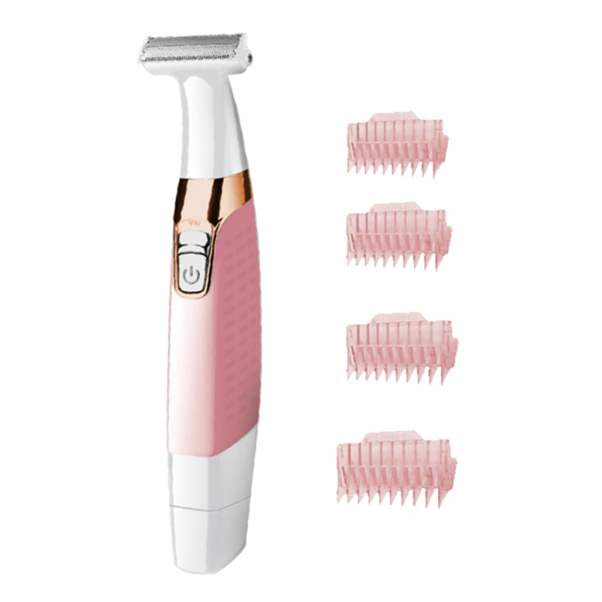 MAGICLULU Elektrischer Haarrasierer für Frauen Schmerzarm ohne Irritationen für Kinn und Wangen Tragbar für Handtasche und Sporttasche