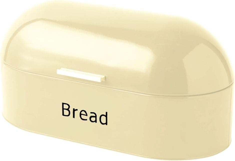 Retro Stryle Dome Shaped Bread bin Box Cream