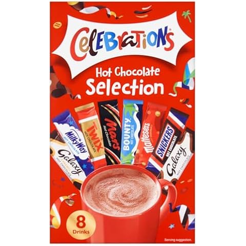Celebrations Hot Chocolate Gift Set with 8 Flavours Cover