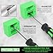 Magnetic Screwdrivers Set with Case, Amartisan 43-piece Includs Slotted, Phillips, Hex, Pozidriv,Torx and Precision Screwdriver Set, Magnetizer Demagnetizer Tools, Tools for Men (Green))