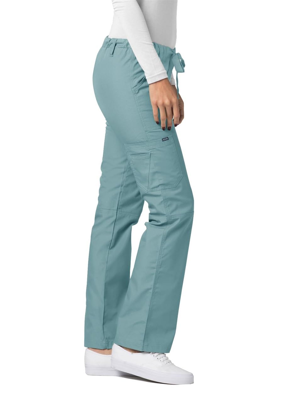 Adar Universal Divise Sanitarie Donna - Pantaloni a Gamba Dritta con Cordoncino per Camice