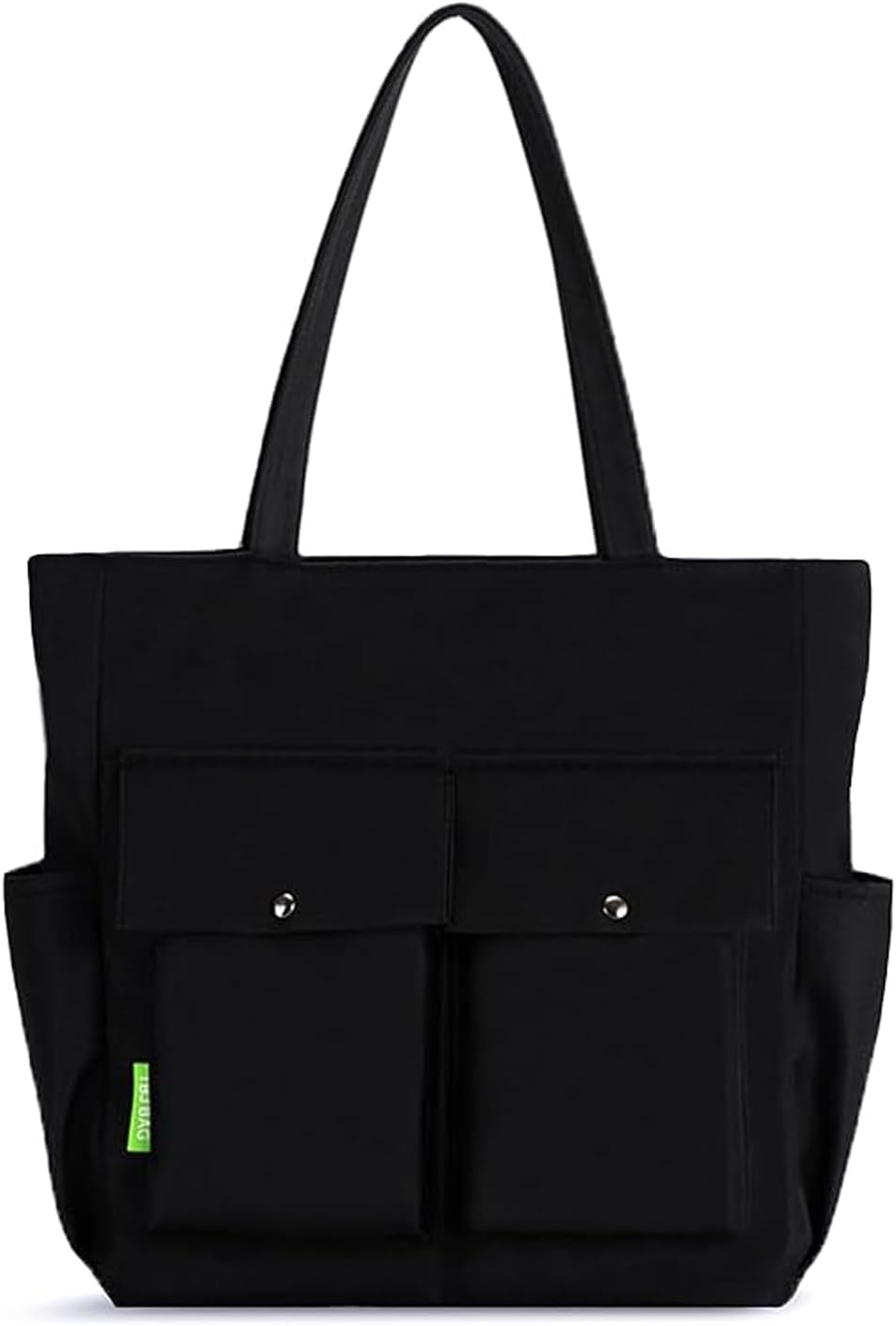 Excefore Lightweight Waterproof Canvas Shoulder Bag, Women’s Large Capacity Top Handle Handbags, Nylon Tote Bag for Gym, Work, School