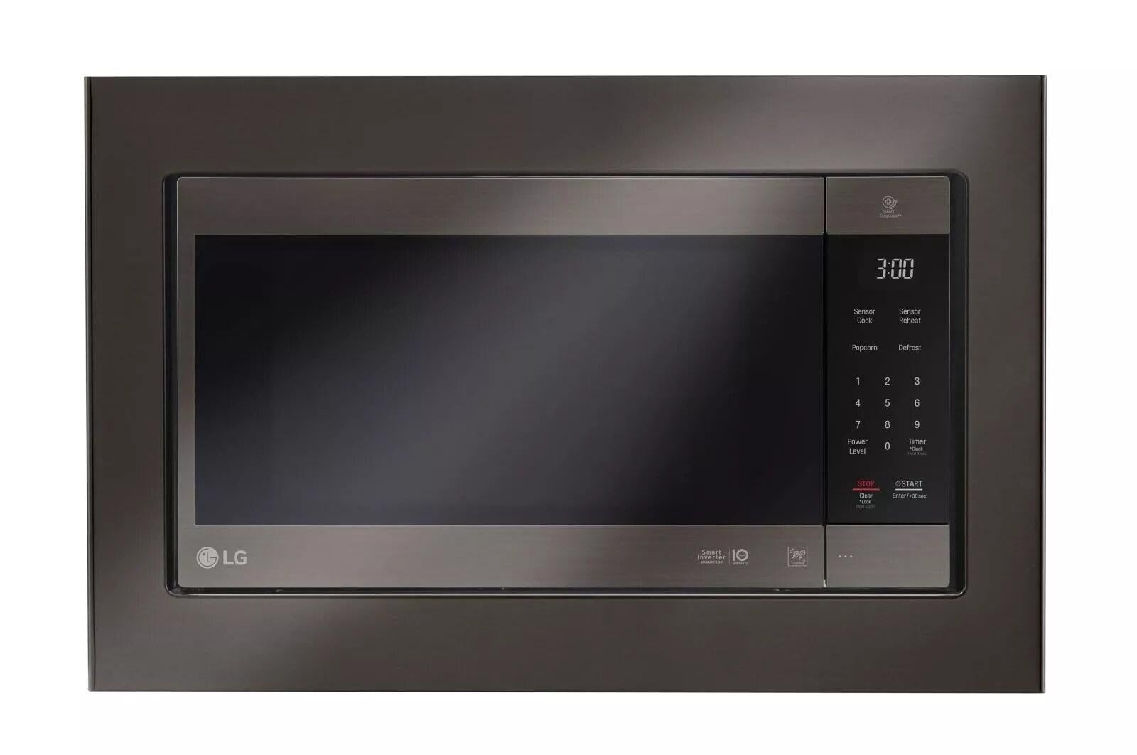 LG 30" Built-In Trim Kit in Stainless Steel Black Stainless Steel