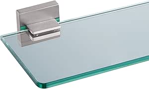 Amazon.com: KOKOSIRI Wall Shelves Floating Bathroom Glass Shelf for ...