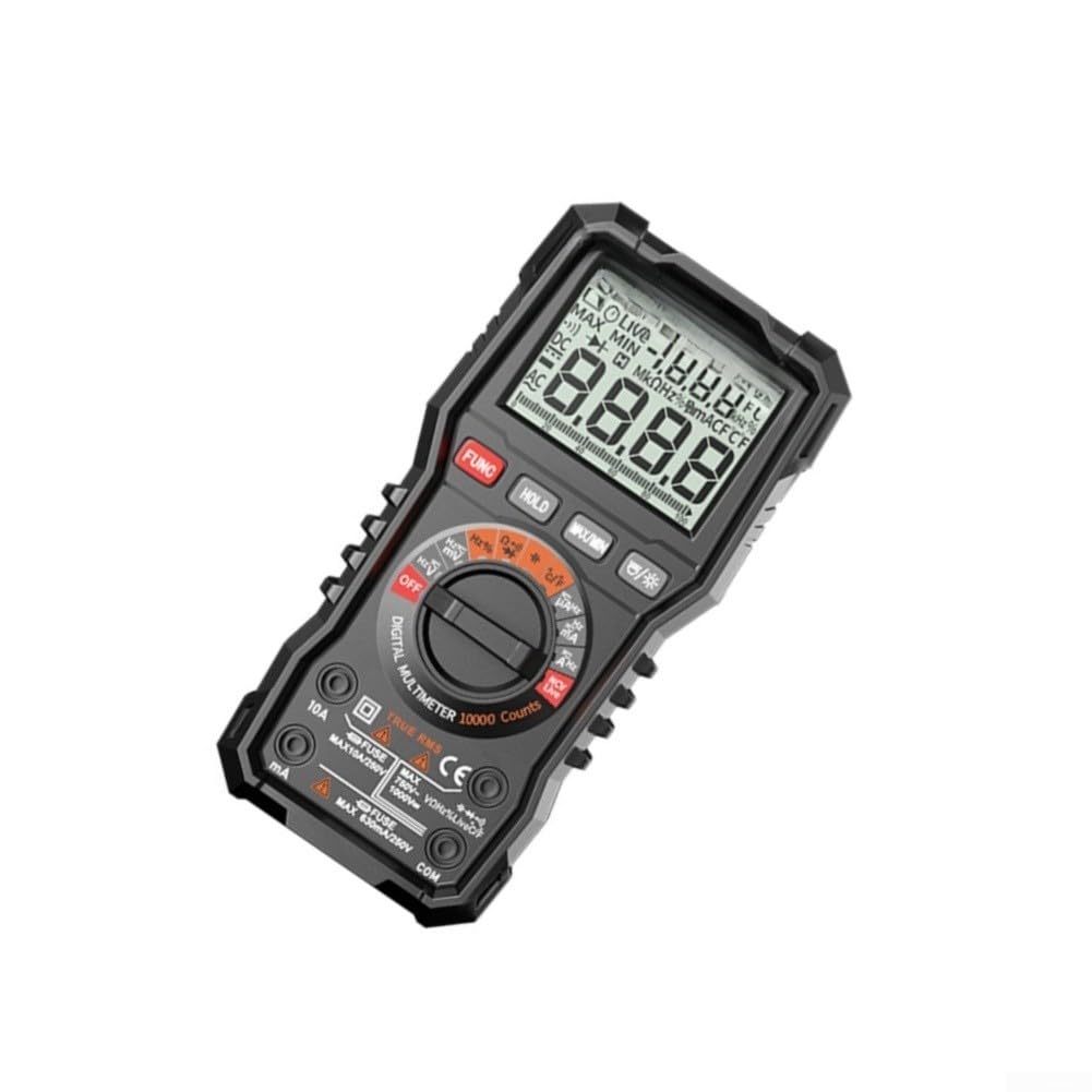 Multimetro digitale professionale, 6000 conteggi, True RMS Auto-Ranging NCV tester per corrente, tensione, resistenza, alloggiamento robusto (Electrician 6000)