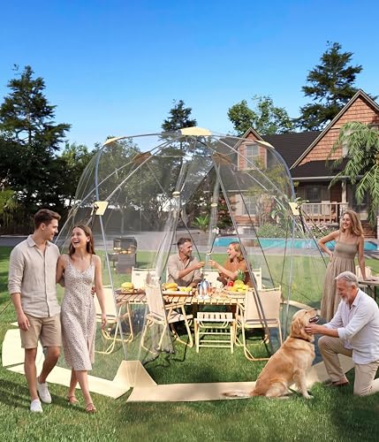 Takywep 12x12 FT Clear Pop Up Bubble Tent, 540° Transparent...