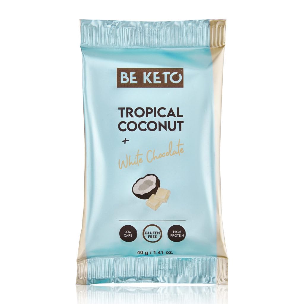 Barretta Keto - Cocco e cioccolato bianco 40g