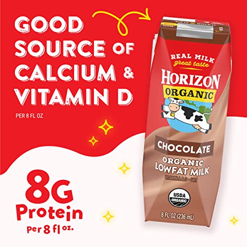 Horizon Milk, Organic Chocolate 1%, 8 Fl Oz #TOP3
