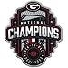 Georgia Bulldogs National Champions Back to Back 2021-2022 Football Patch