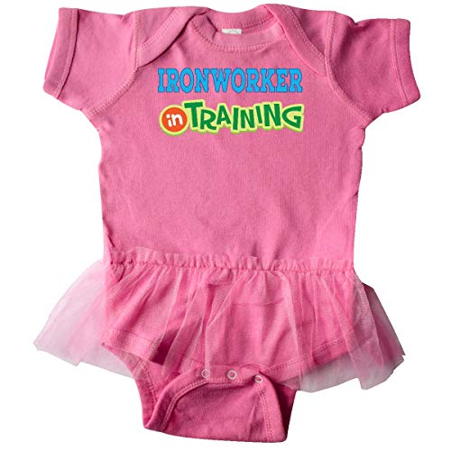 inktastic Future Ironworker in Training Infant Tutu Bodysuit 24 Months Raspberry