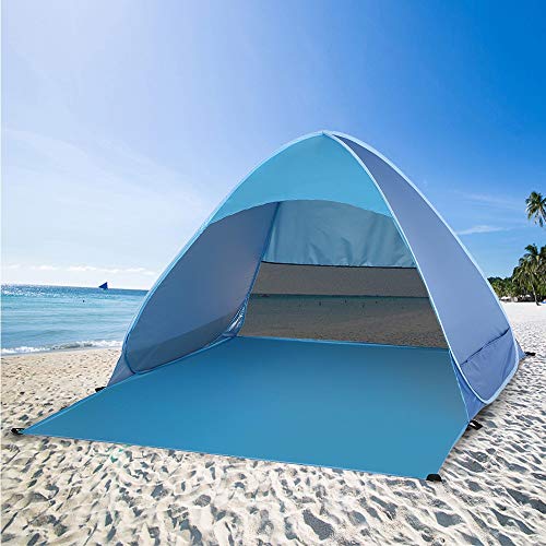 Carpa instantánea automática ligera para playa miniatura 4