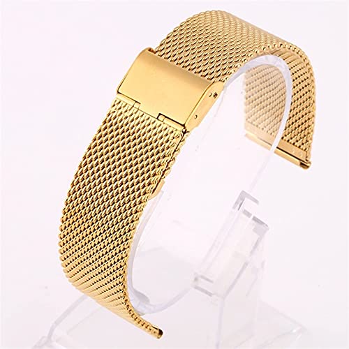 Correa de metal de acero inoxidable elegante y resistente para reloj de 20mm