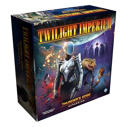 Asmodee Twilight Imperium: Thunder's Edge Board Game Expansion - New Factions, Planets, Galactic Events & Game Mode, Sci-Fi Strategy Fun for Adults,...