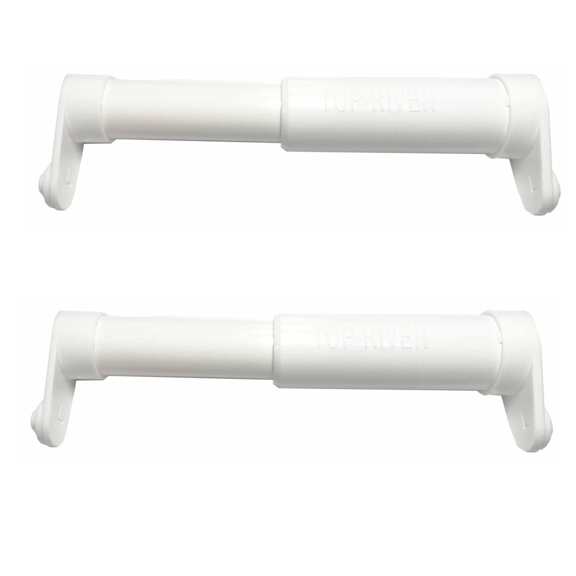Toilet Paper Holder with Extender Adaptor, Fit Double Rolls and Triple Rolls, Multipurpose Toilet Paper Holder (Set of 2)
