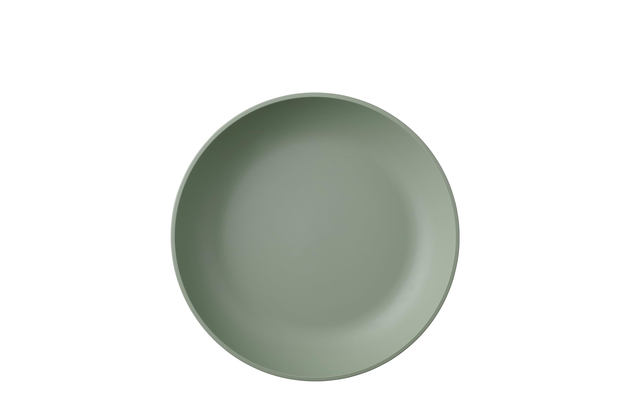 Mepal - Deep plate Silueta - Dishwasher & microwave resistant - Plastic plates - Dinner plates - Tableware - 21 cm - Nordic sage