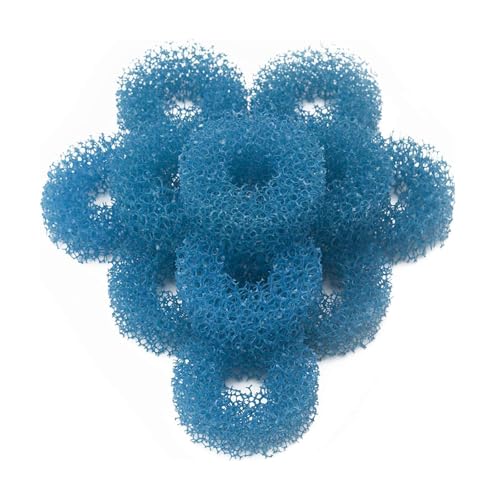 GERUI 12 Stück Rauhe Filterschwamm Passend für Eheim 2616085 Aquaball 2208 2210 2212/60 130 180