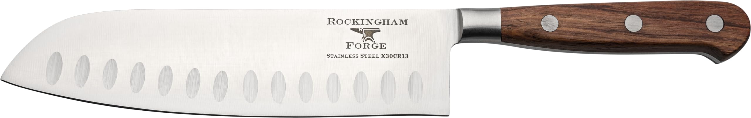 Rockingham Forge FRF 18cm Santoku Knife, Fully Forged, Rosewood Handle 8008SK/7