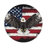 SKKIKHYBPO Tappetino da scrivania da gioco con aquila americana, motivo: aquila calva, tappetino per mouse antiscivolo per casa e ufficio, 20,3 cm, 4 pezzi
